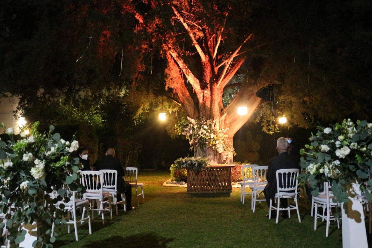 Best Western Plus Posada De Don Vasco Patzcuaro Bagian luar foto The gardens at night